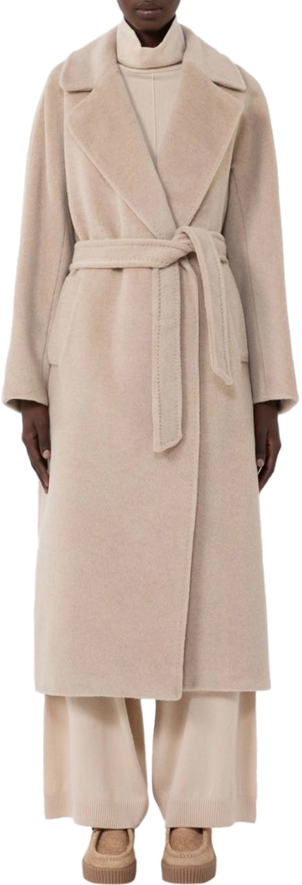 Max Mara Coats Dove Grey Grijs