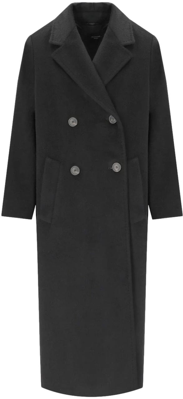 Max Mara Coats Black Zwart