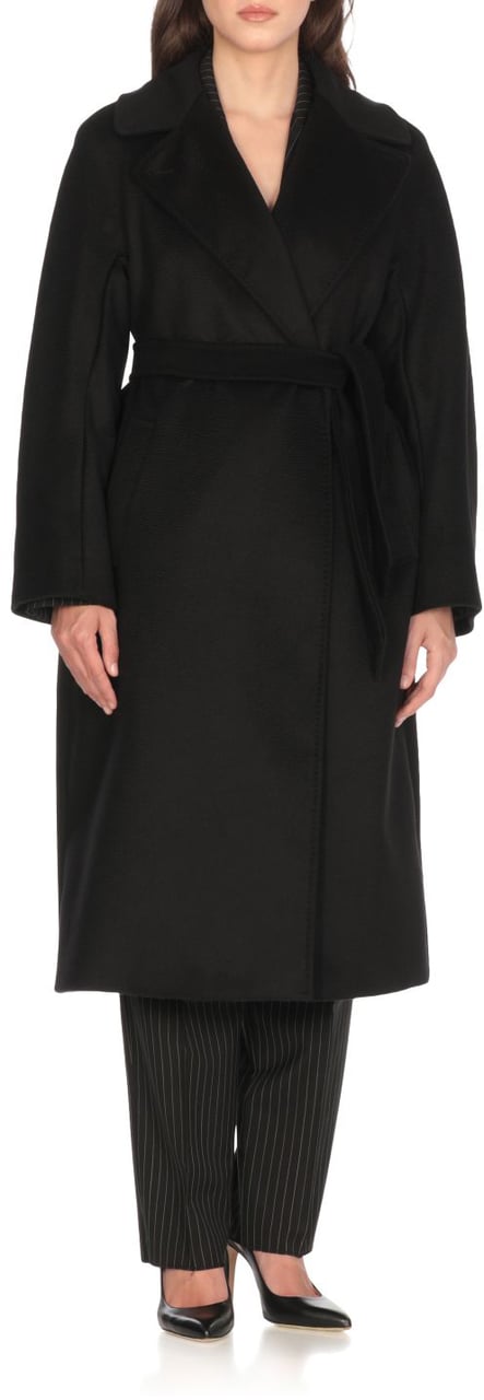 Max Mara Coats Black Zwart