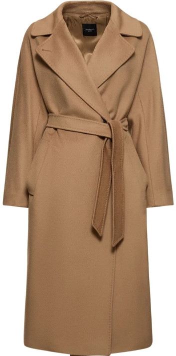 Max Mara Coats Camel Beige