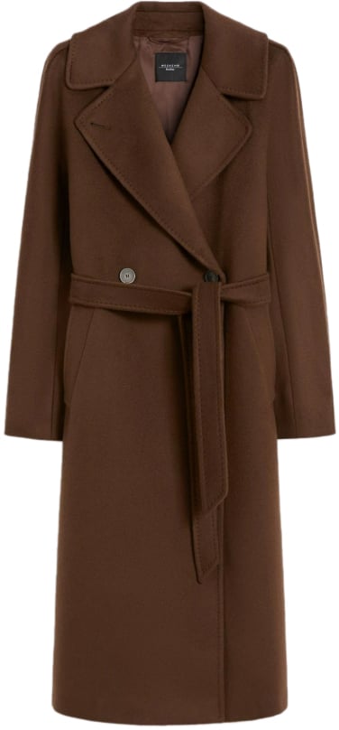 Max Mara Coats Cioccolato Bruin