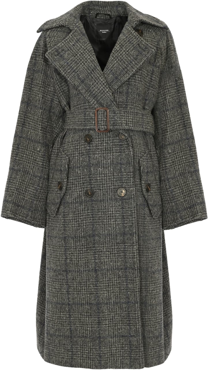 Max Mara Coats Grey Grijs