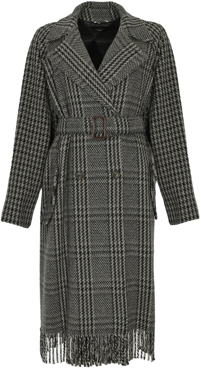 Max Mara Coats Grey Grijs