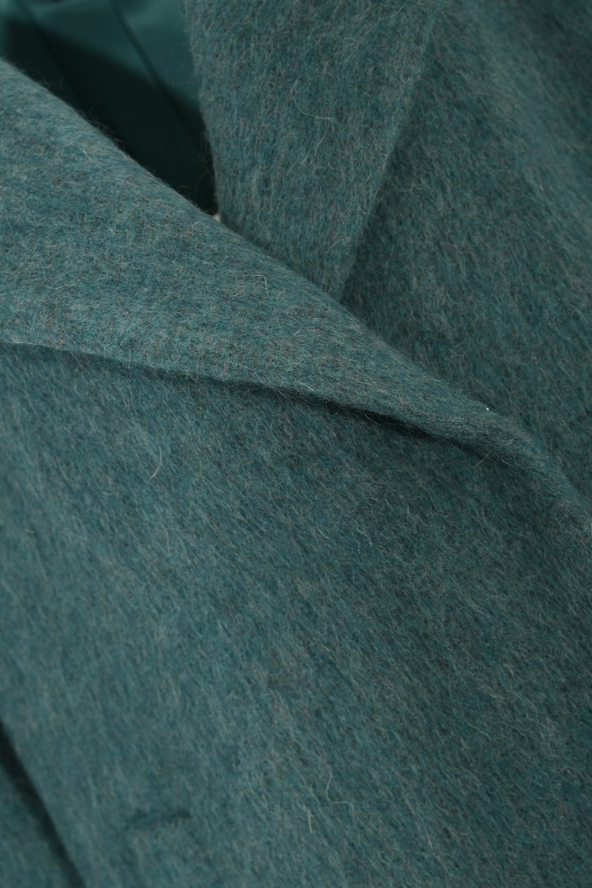 Max Mara Coats Blue Blauw