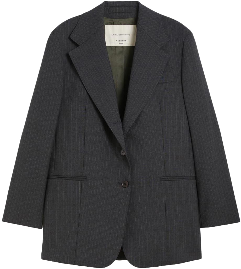 Max Mara Jackets Grigio Scuro Donkergrijs