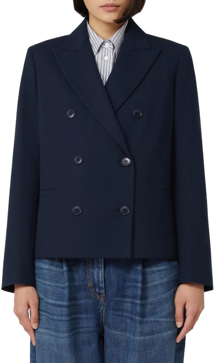 Max Mara Jackets Blue Blauw