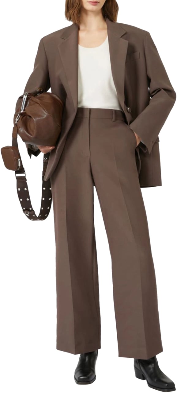 Max Mara Max Mara Weekend Floc Blazers Donkerbruin 2525046801600 Bruin