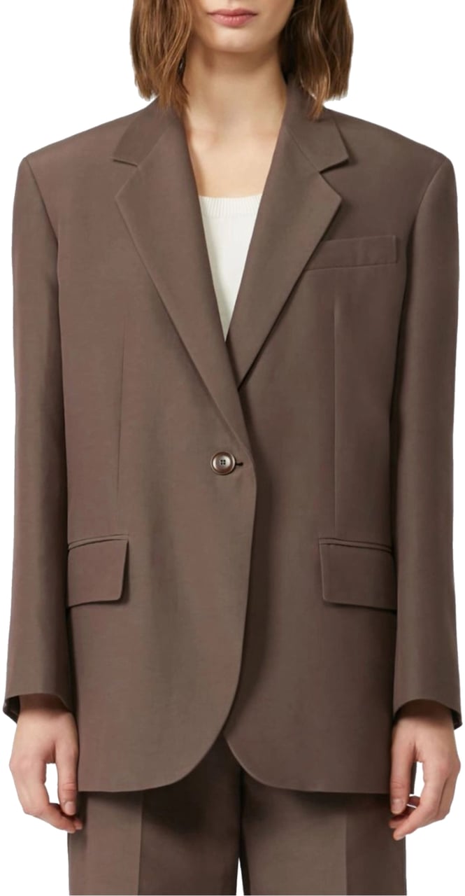 Max Mara Max Mara Weekend Floc Blazers Donkerbruin 2525046801600 Bruin