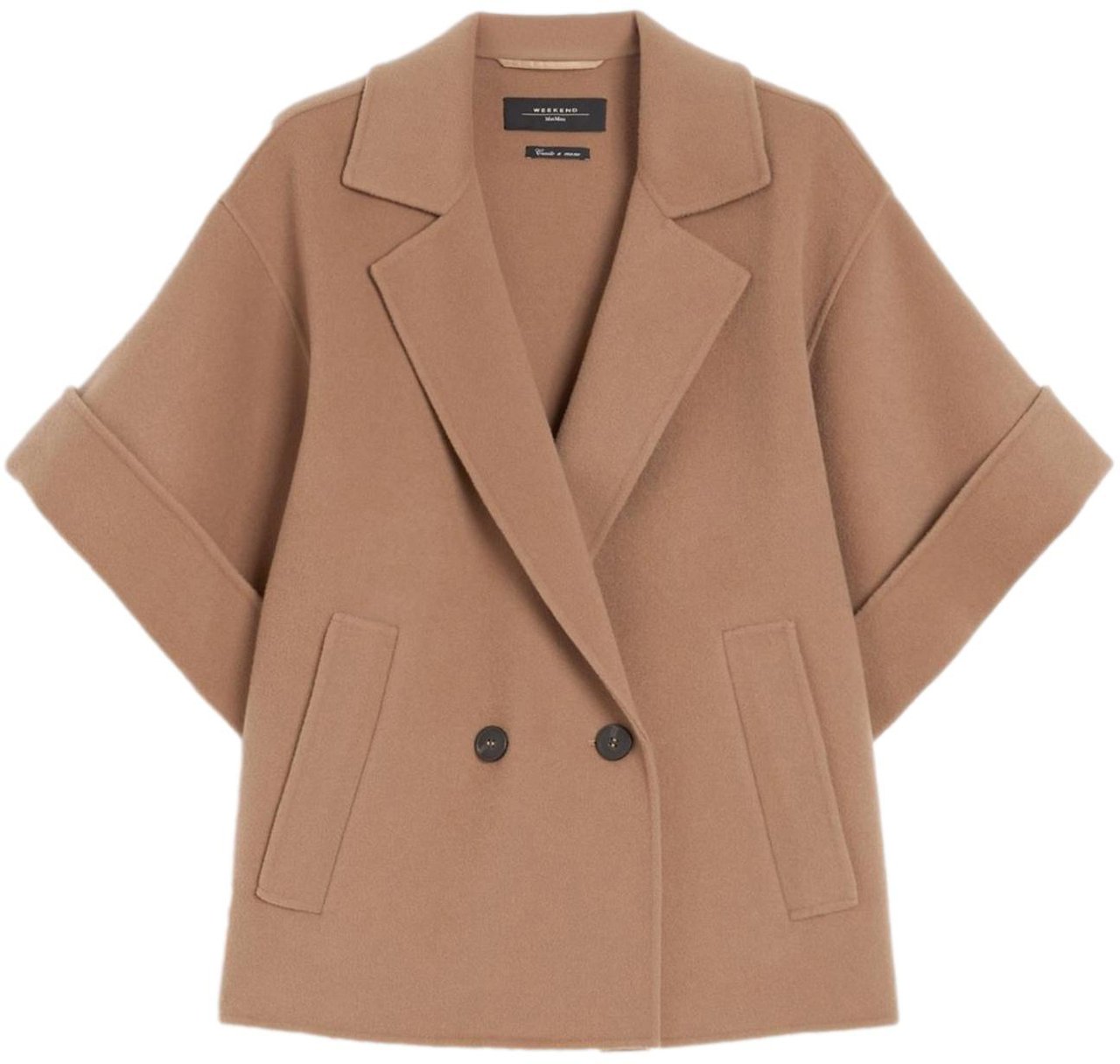 Max Mara Coats Marrone Chiaro Bruin