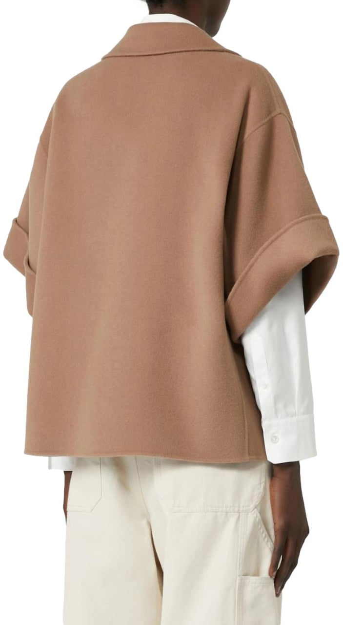 Max Mara Coats Marrone Chiaro Bruin