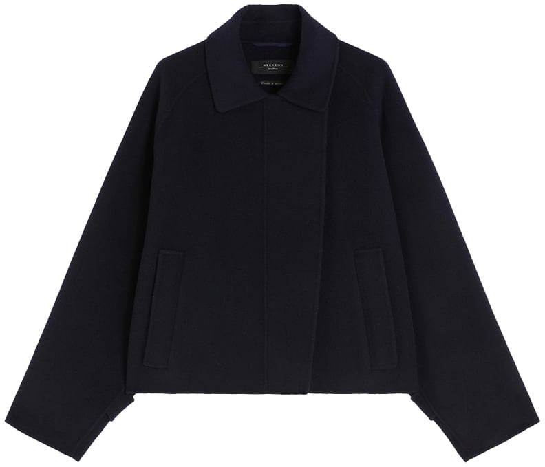 Max Mara Coats Blue Blauw