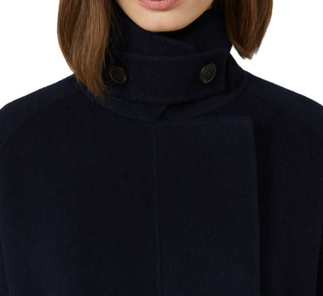 Max Mara Coats Blue Blauw