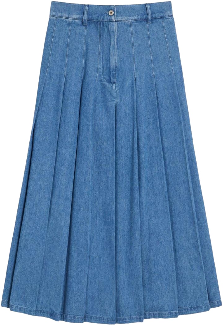 Max Mara Skirts Blue Blauw