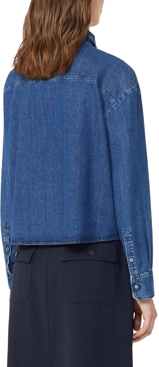 Max Mara Shirts Blue Blauw