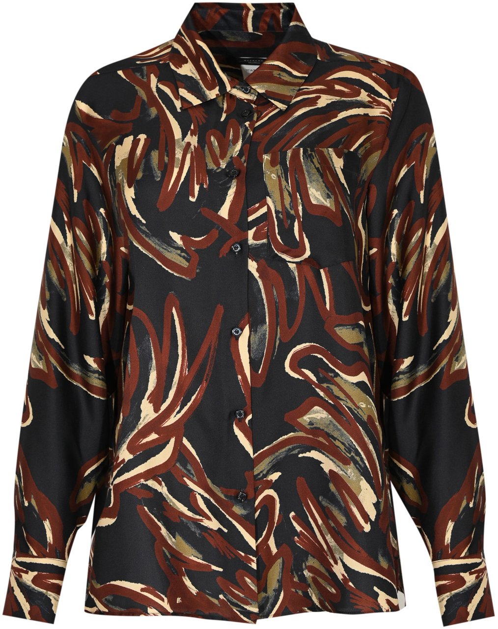 Max Mara Shirts Blu Marino Blauw