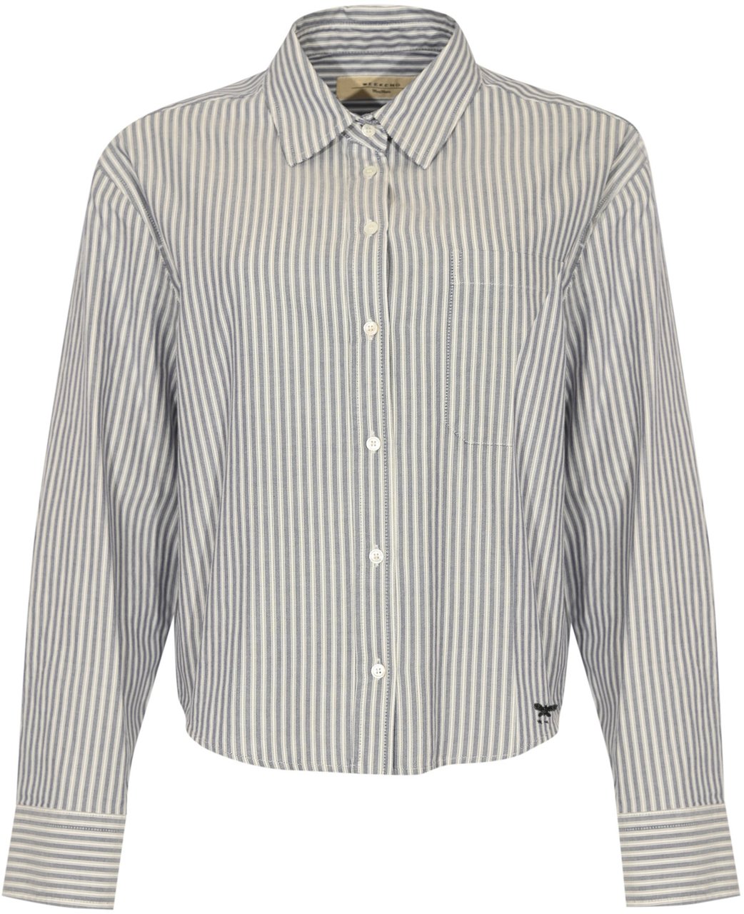 Max Mara Shirts Blu Marino Blauw