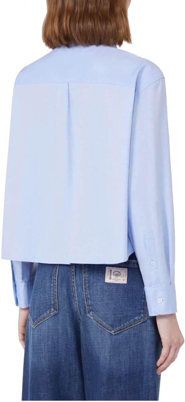 Max Mara Max Mara Weekend Nuoro Blouses Lichtblauw 2525116111600 Blauw