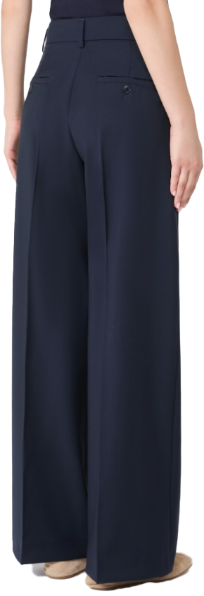 Max Mara Trousers Blue Blauw