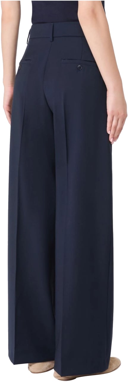 Max Mara Max Mara Weekend Visivo Pantalons Donkerblauw 2525136031600 Blauw