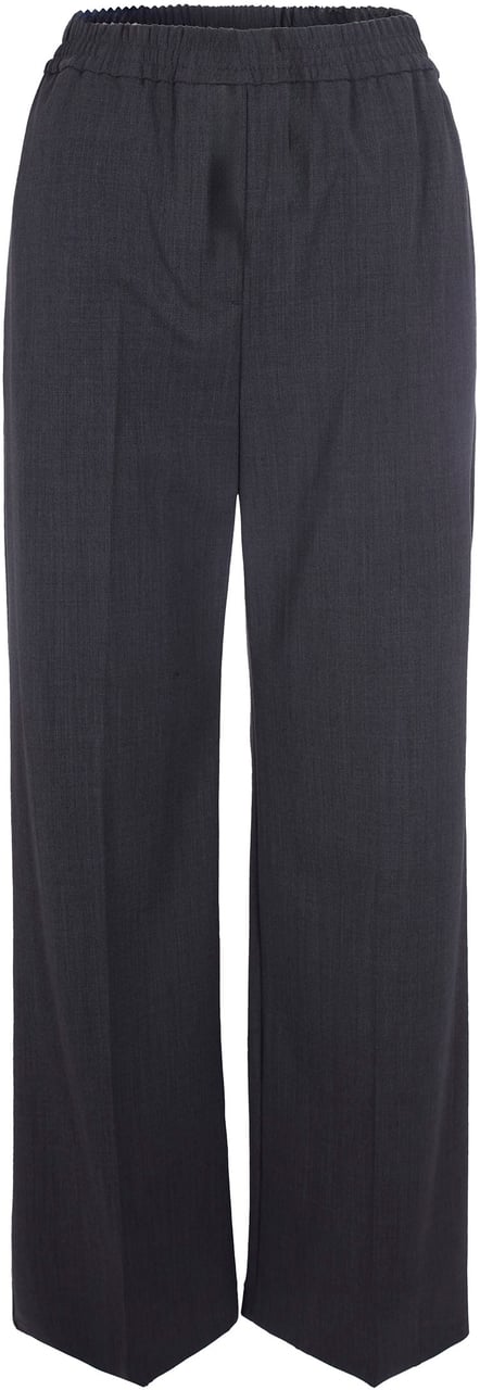 Max Mara Trousers Grigio Medio Grijs