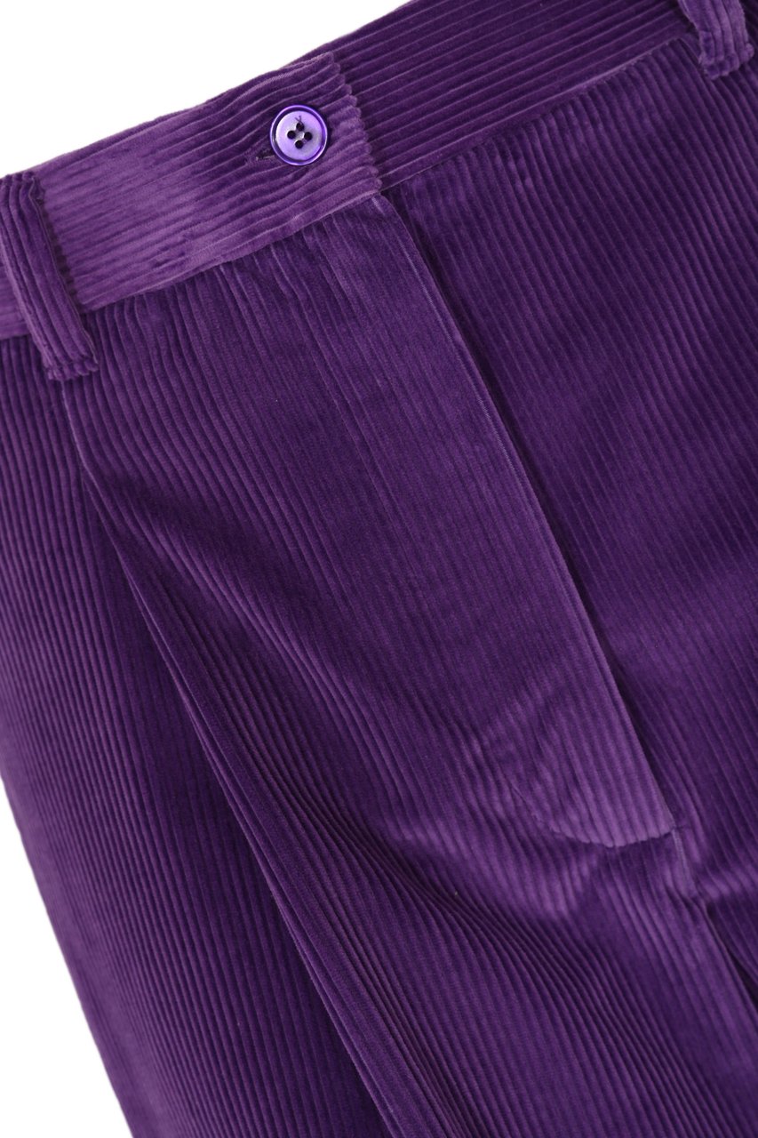 Max Mara Trousers Purple Paars