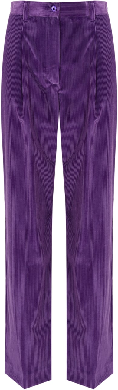 Max Mara Trousers Purple Paars