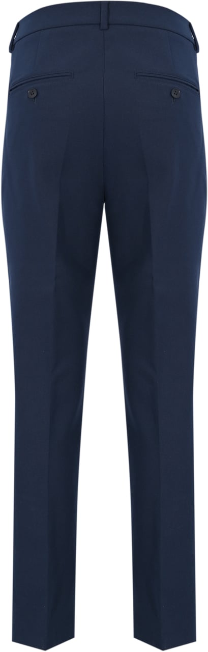 Max Mara Trousers Blue Blauw