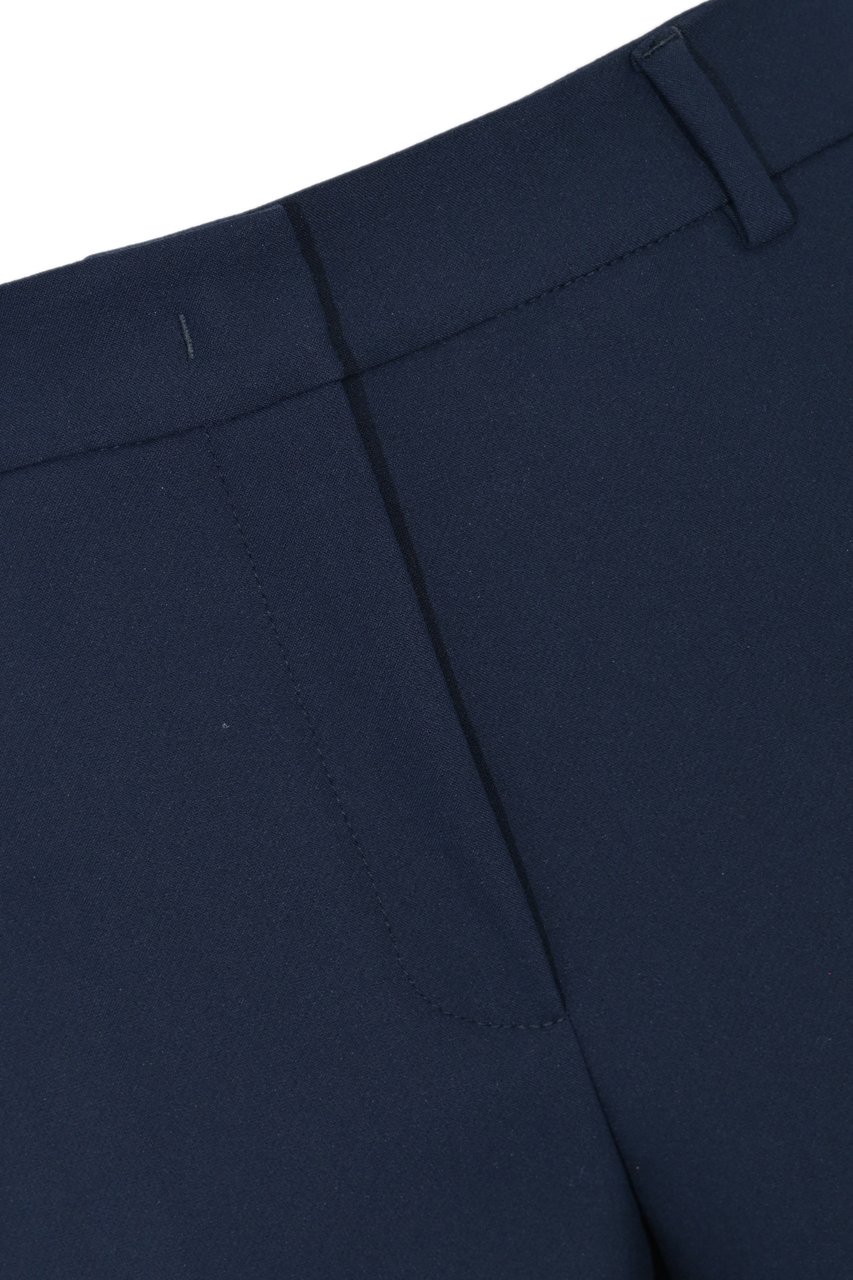 Max Mara Trousers Blue Blauw