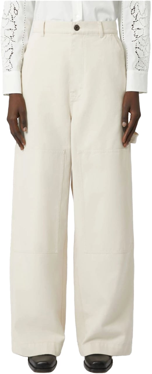 Max Mara Max Mara Weekend Caronte Pantalons Ecru 2525136091600 Wit