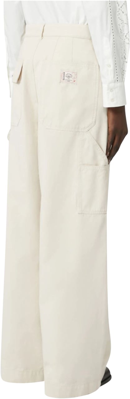 Max Mara Max Mara Weekend Caronte Pantalons Ecru 2525136091600 Wit