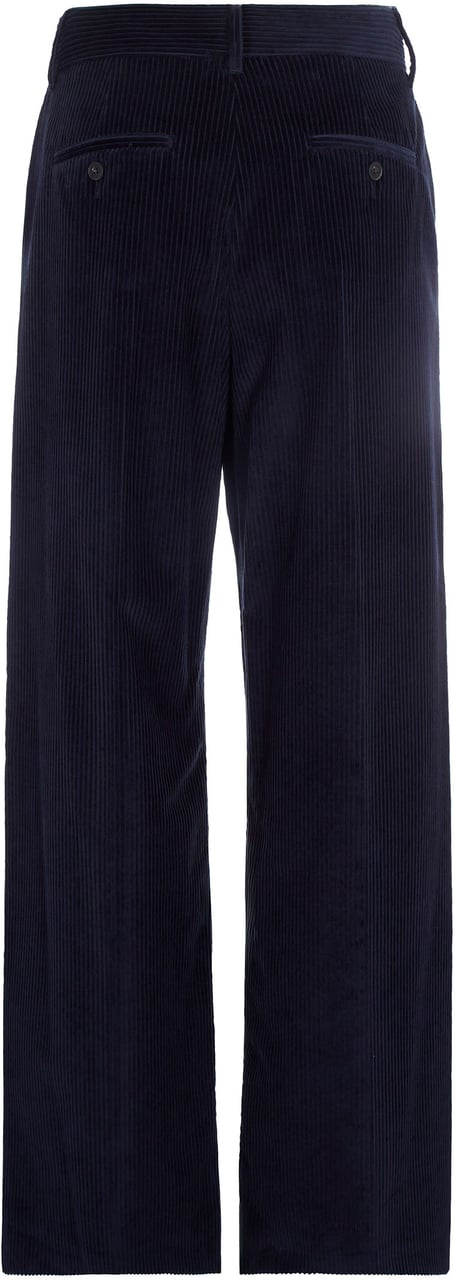 Max Mara Trousers Blue Blauw