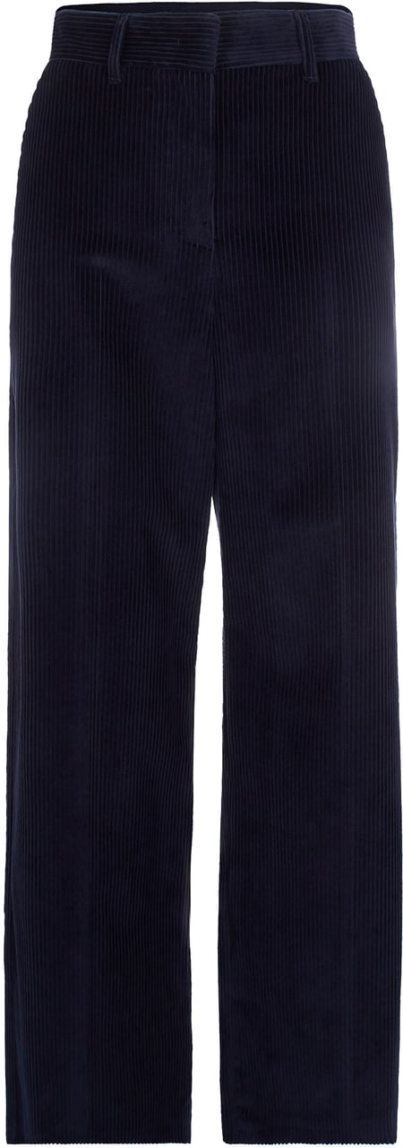 Max Mara Trousers Blue Blauw