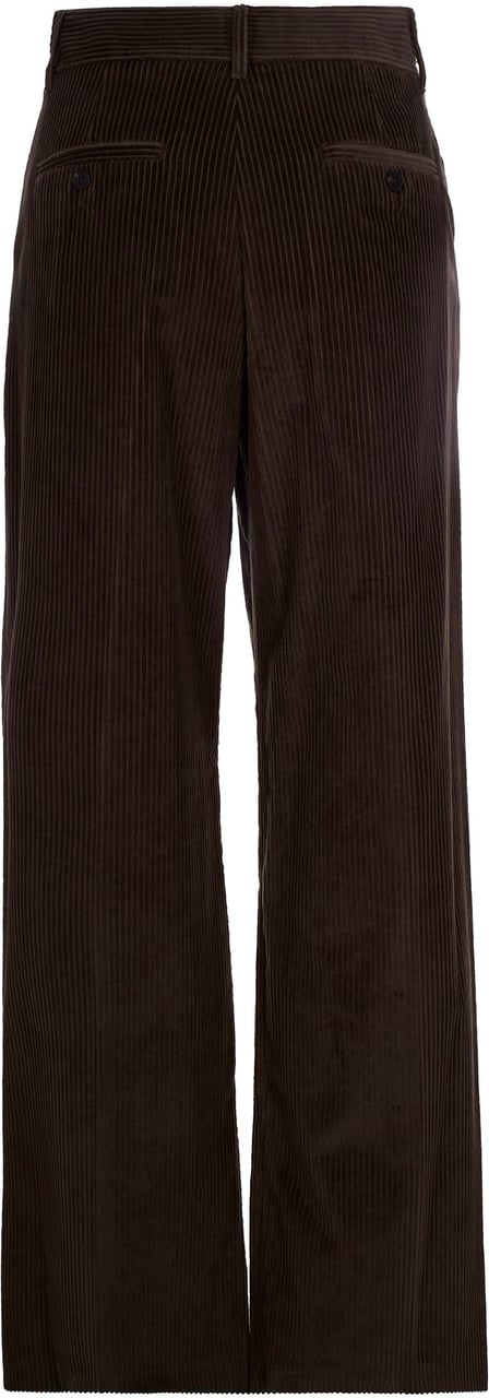 Max Mara Trousers Cioccolato Bruin