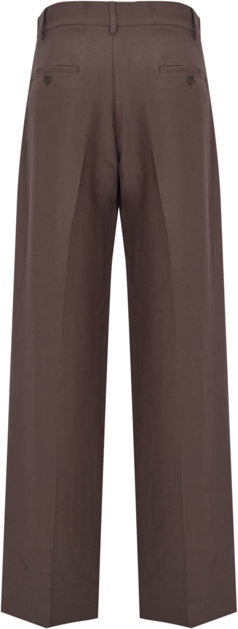 Max Mara Trousers Cioccolato Bruin