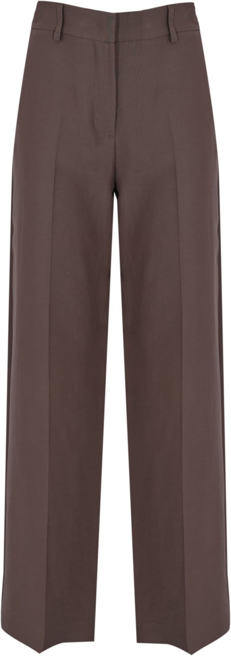 Max Mara Trousers Cioccolato Bruin