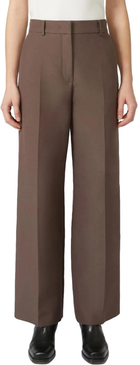 Max Mara Trousers Cioccolato Bruin