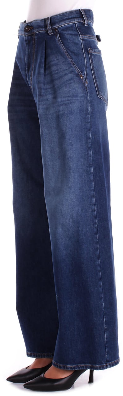 Max Mara Jeans Denim Scuro Blauw