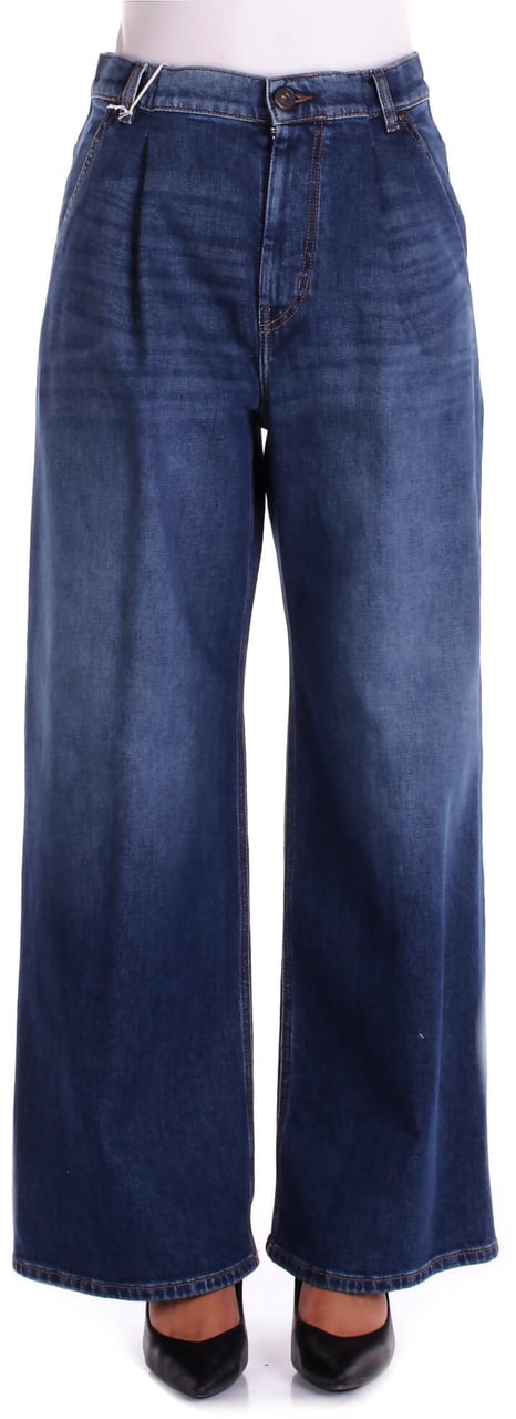 Max Mara Jeans Denim Scuro Blauw