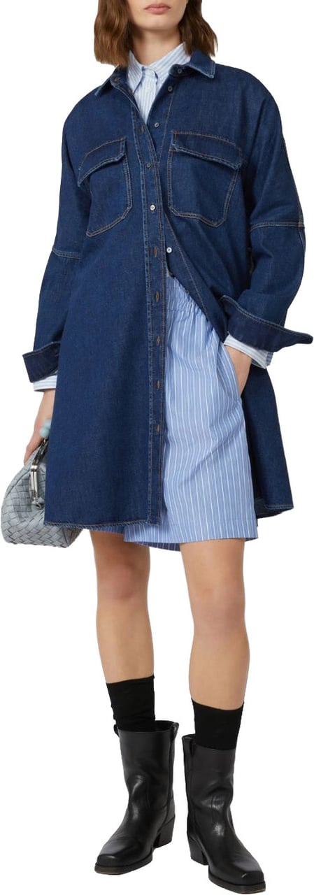 Max Mara Dresses Blu Blauw