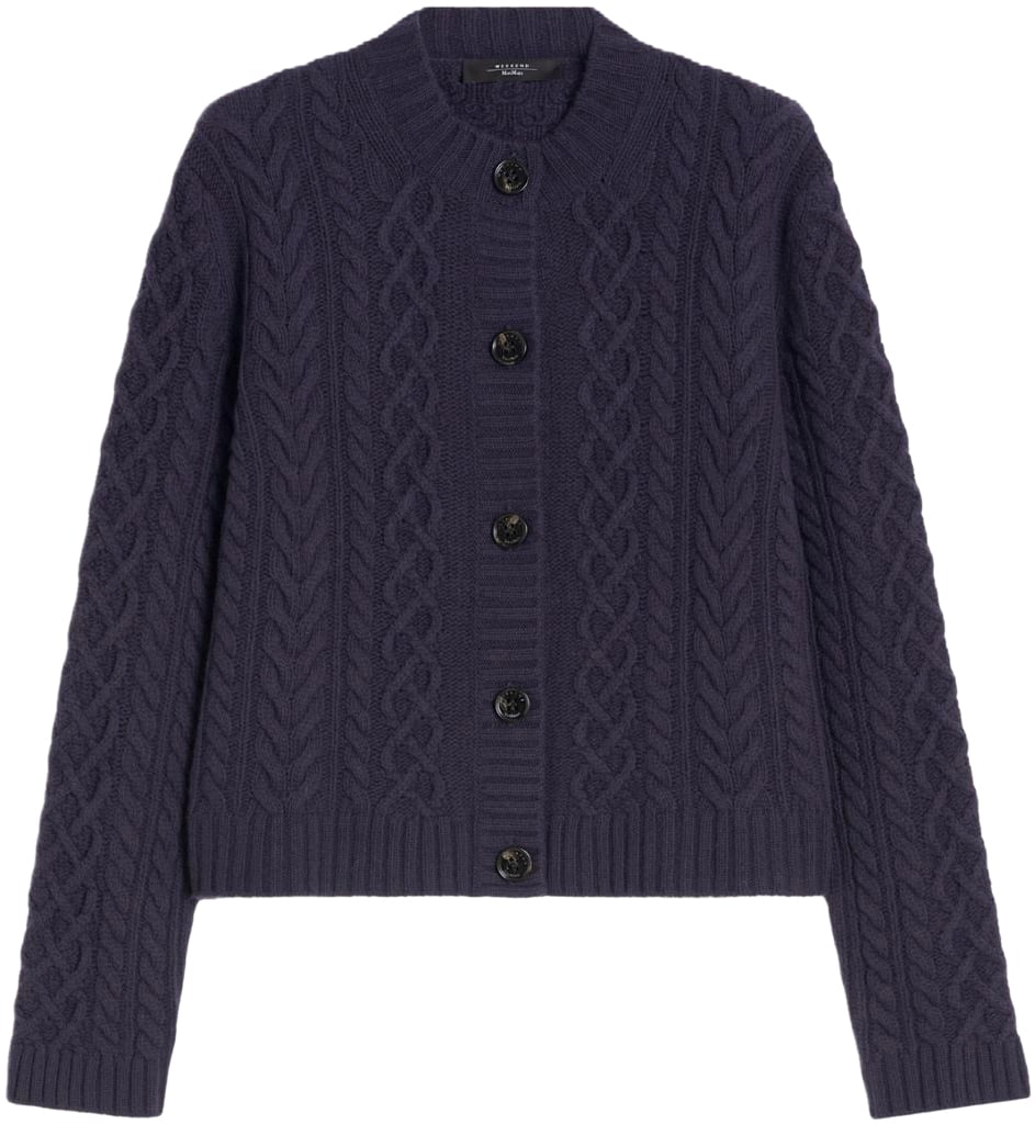 Max Mara Sweaters Blue Blauw