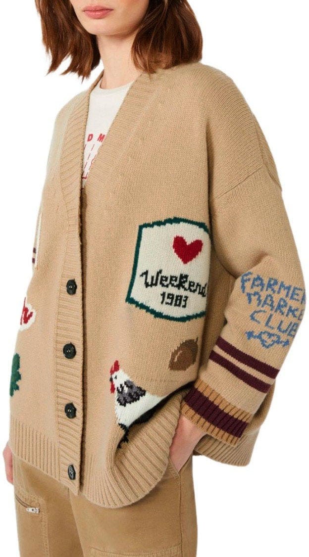 Max Mara MAX MARA WEEKEND BELGIO CARDIGAN Beige