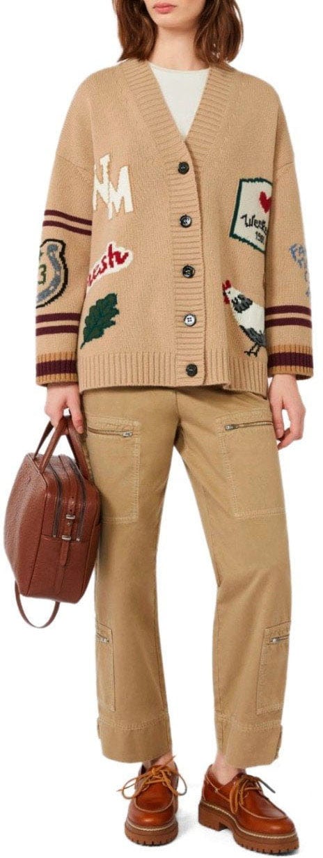 Max Mara MAX MARA WEEKEND BELGIO CARDIGAN Beige