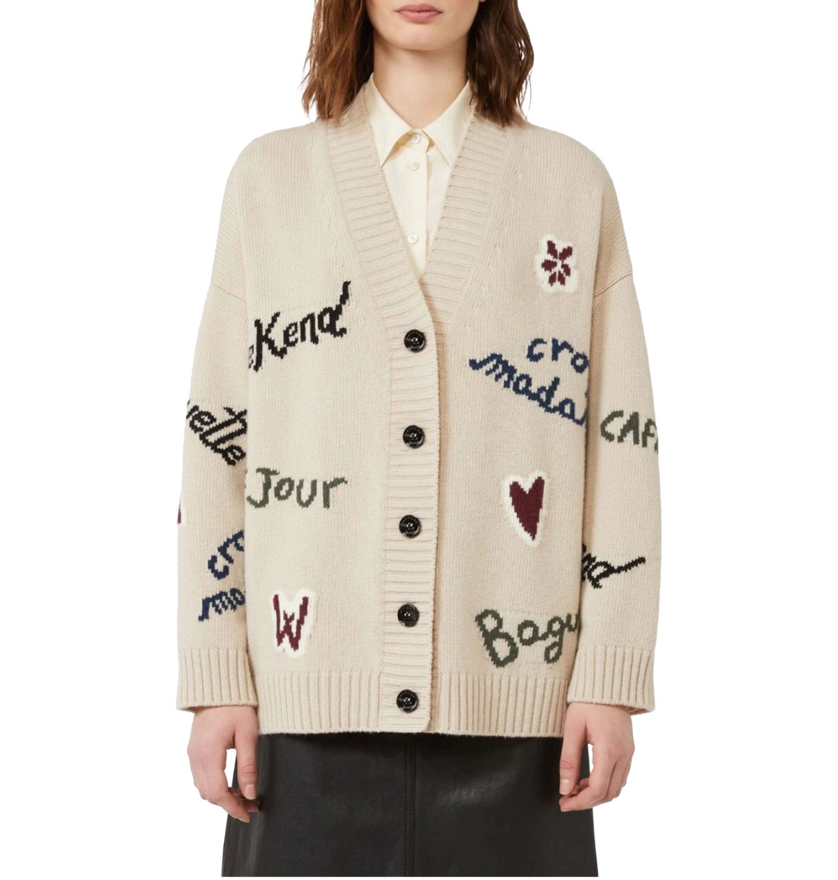 Max Mara Max Mara Weekend Belgio  Ecru 2525346082600 Wit