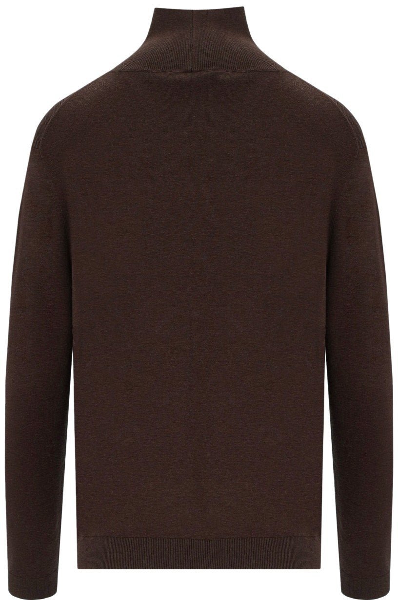 Max Mara MAX MARA WEEKEND KIKU CHOCOLATE TURTLENECK SWEATER Bruin