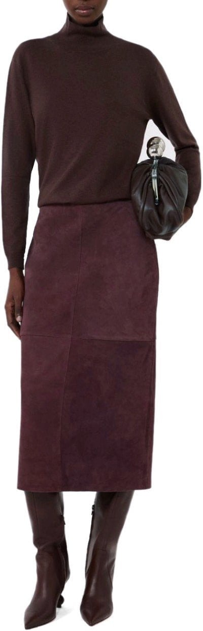 Max Mara MAX MARA WEEKEND KIKU CHOCOLATE TURTLENECK SWEATER Bruin