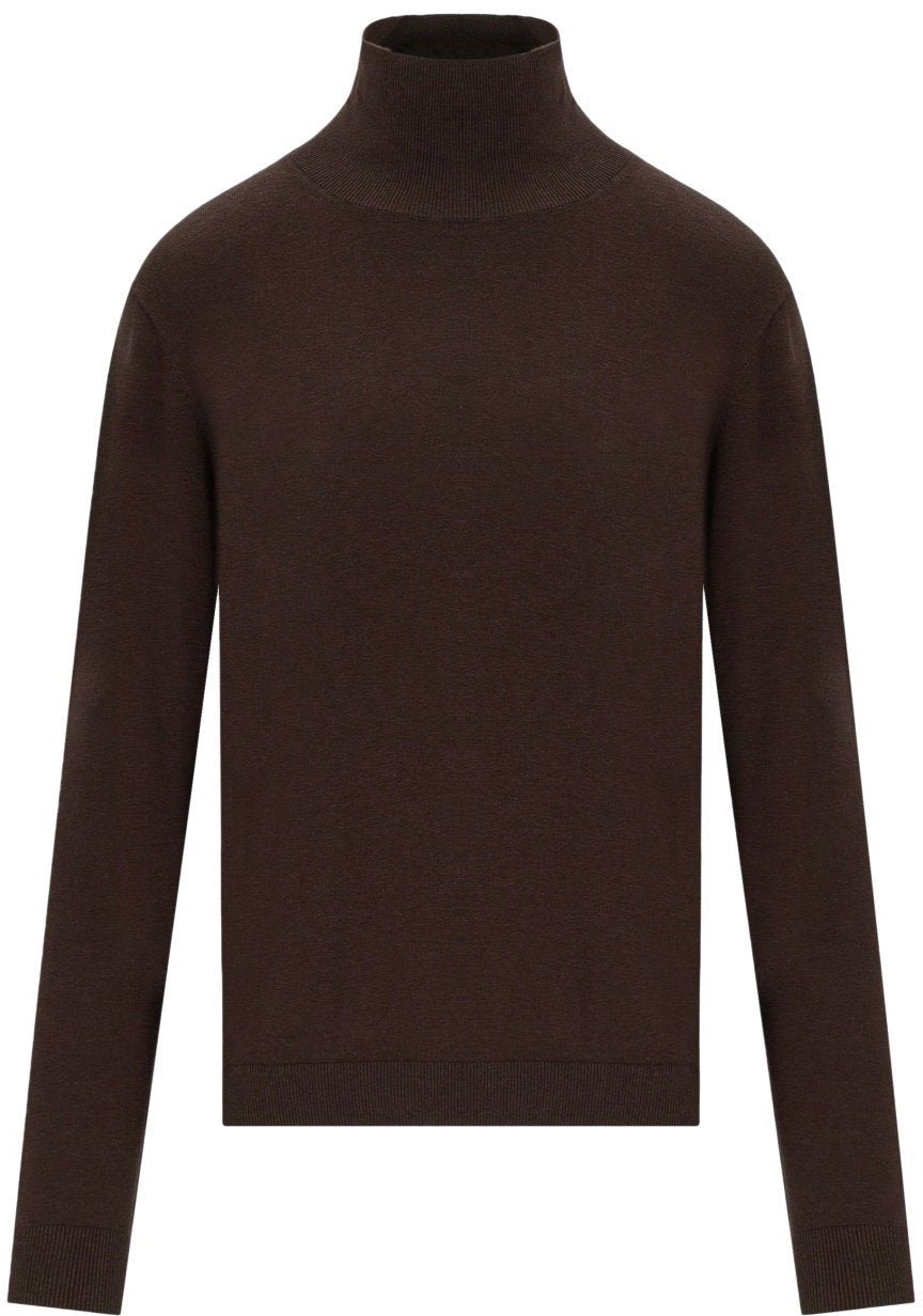 Max Mara MAX MARA WEEKEND KIKU CHOCOLATE TURTLENECK SWEATER Bruin