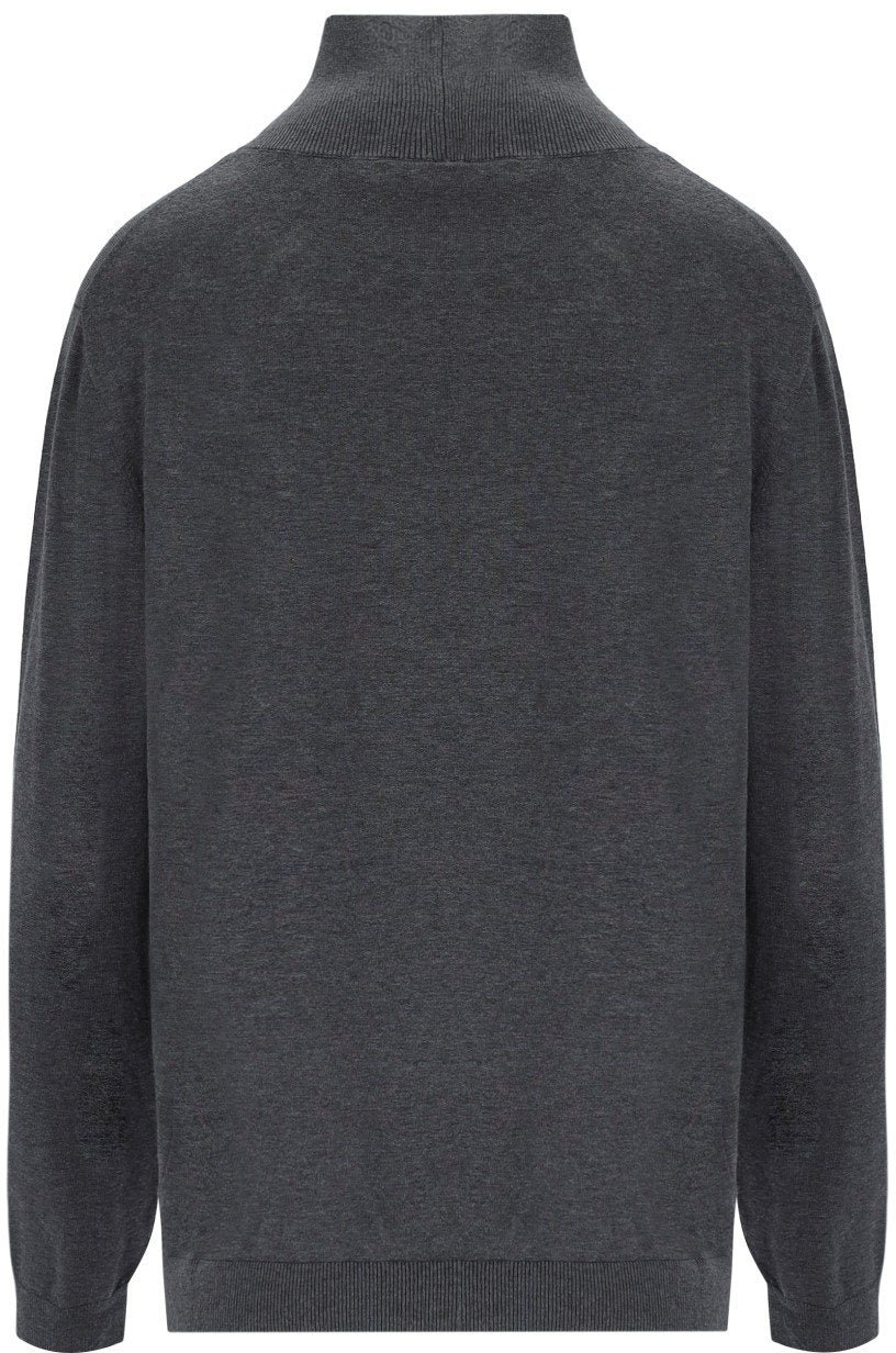 Max Mara MAX MARA WEEKEND KIKU GREY TURTLENECK SWEATER Grijs