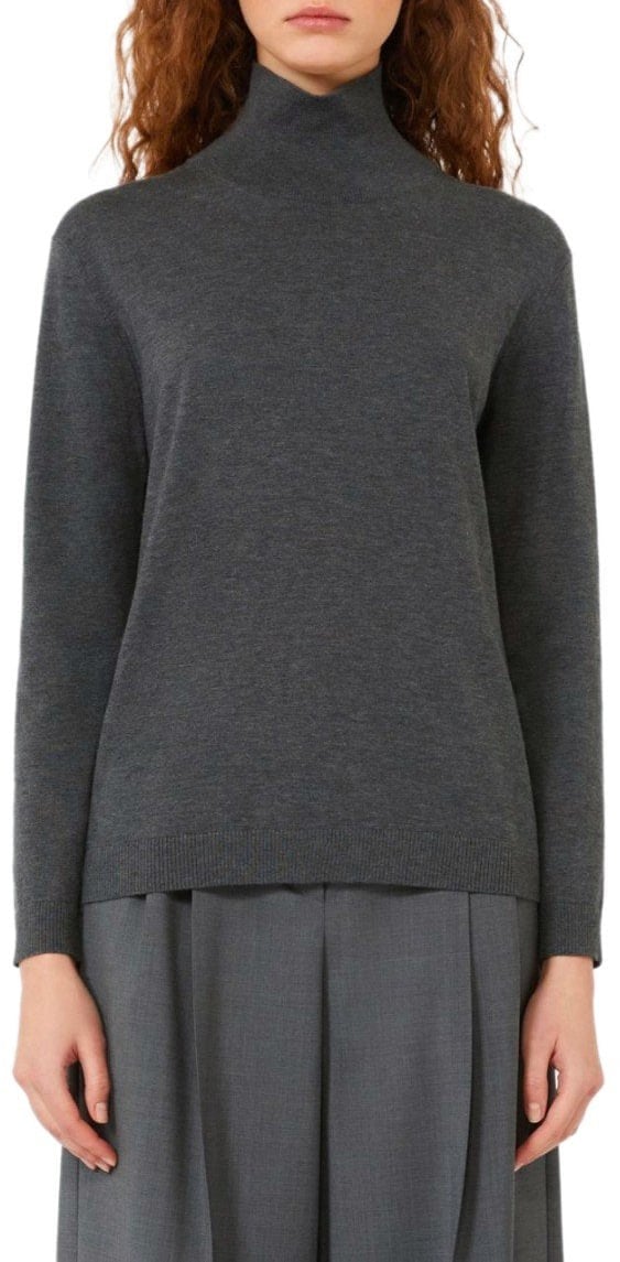 Max Mara MAX MARA WEEKEND KIKU GREY TURTLENECK SWEATER Grijs