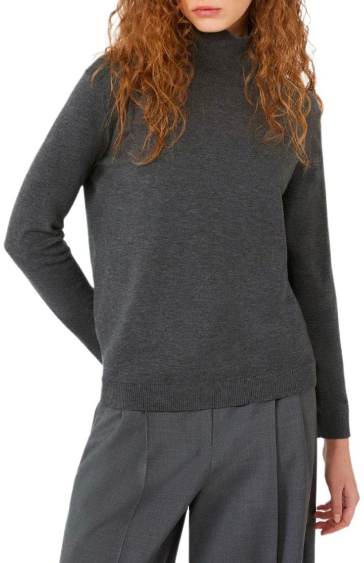 Max Mara MAX MARA WEEKEND KIKU GREY TURTLENECK SWEATER Grijs