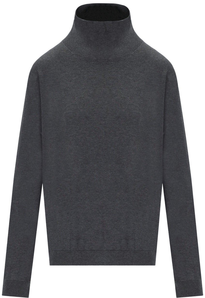 Max Mara MAX MARA WEEKEND KIKU GREY TURTLENECK SWEATER Grijs